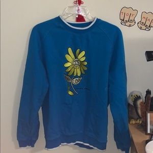 Teddy fresh “what is love” sunflower crew neck.